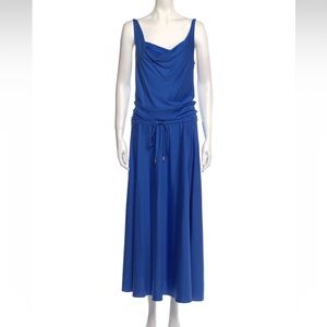 DVF Blue Sleeveless Dress